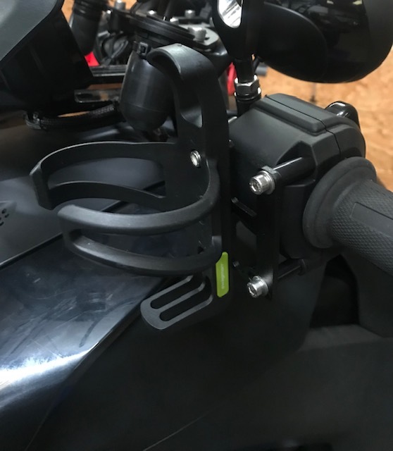 SPYDER EXTRAS RYKER CUP HOLDER MOUNTING BRACKET WITH SWAGMAN CUP HOLDER FOR THE RYKER RYK-CH