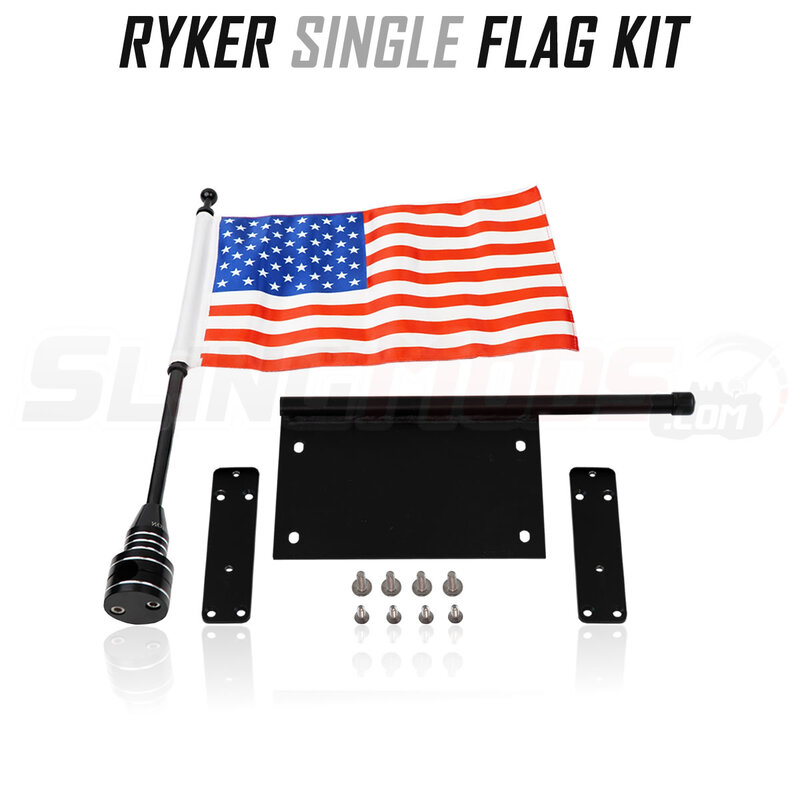  SPYDER EXTRAS RYKER SINGLE AMERICAN FLAG & HOLDER KIT RYK-FLG