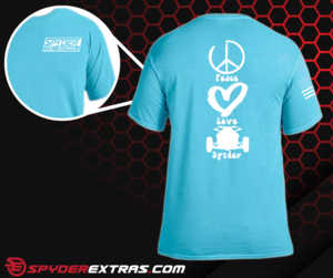 Peace Love Spyder Short Sleeve Shirt